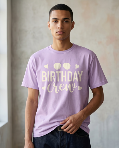 Personalized Birthday Squad Sweatshirt, Retro Birthday Party T-Shirt, Matching Birthday Group Shirts, Cool Birthday Crew Gift