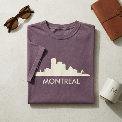 Custom Montreal Skyline Hoodie | Personalized Quebec Sweatshirt | MTL Hometown Pride Sweater | Canadian Travel Souvenir Gift