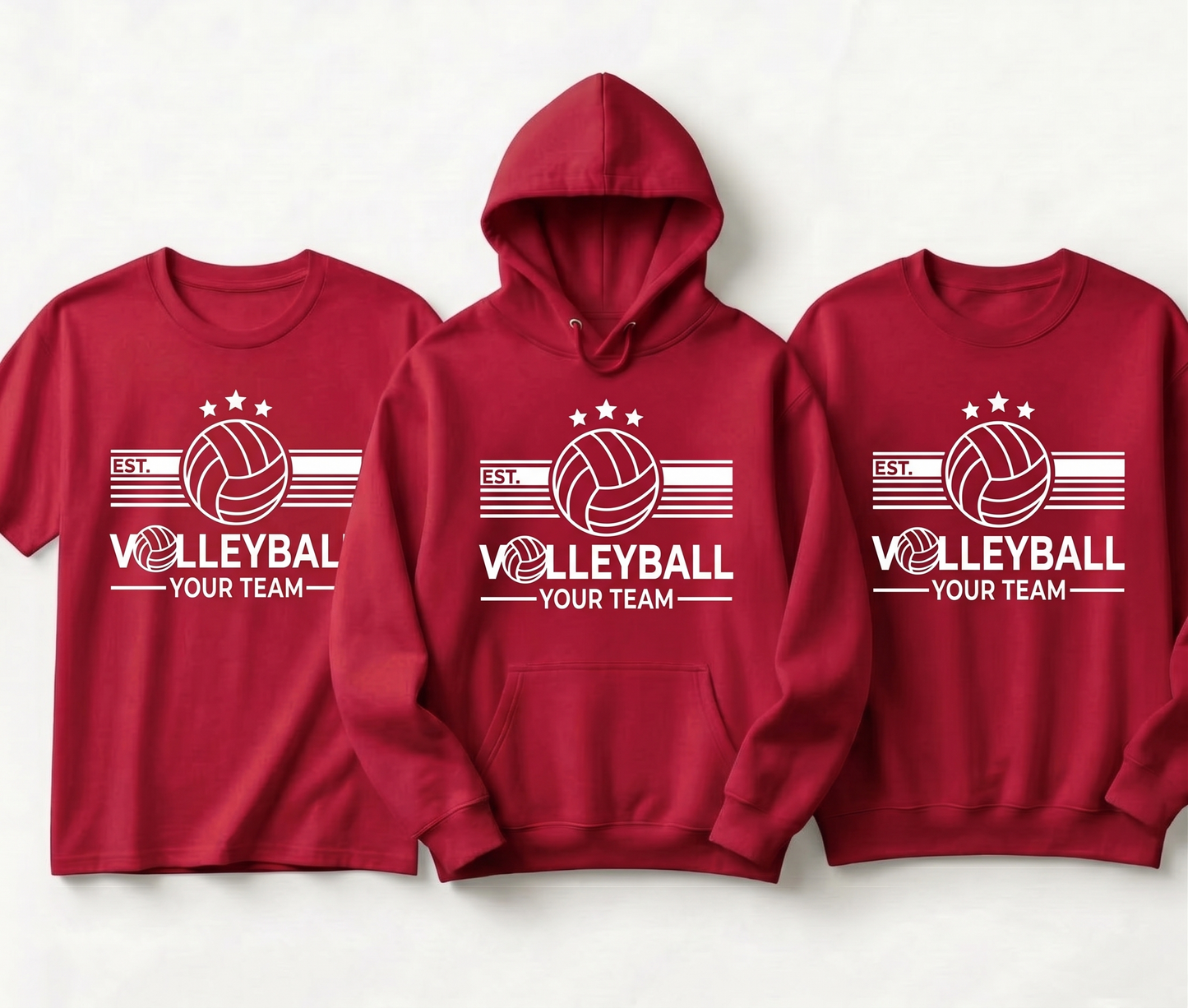 Custom Volleyball Team Shirts, Personalized Volleyball Hoodie, Volleyball Sweatshirt, Custom Team Wear, Matching Volleyball Team Apparel