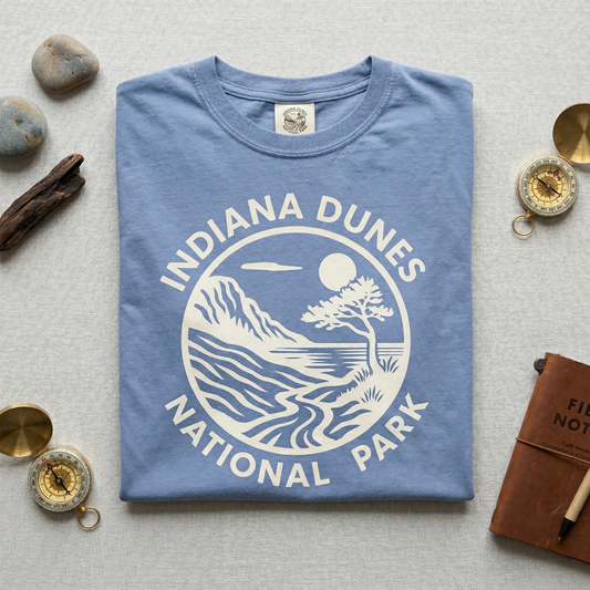 Indiana Dunes National Park Vintage T-Shirt – Retro Nature Apparel