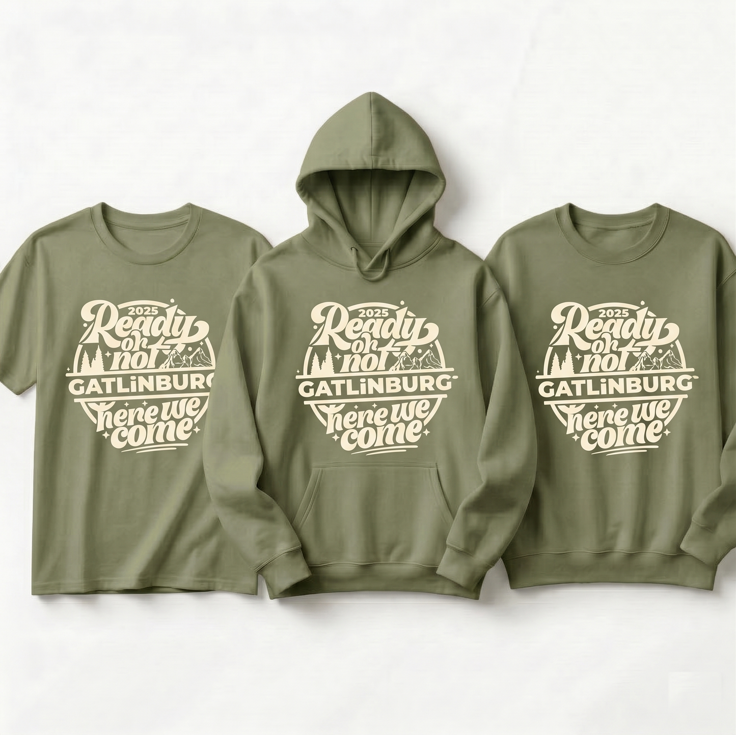 Gatlinburg 2025 Family Vacation Shirt, Custom Gatlinburg Trip 2026 Sweatshirts, Personalized Family Reunion Gift, Tennessee Mountain Apparel