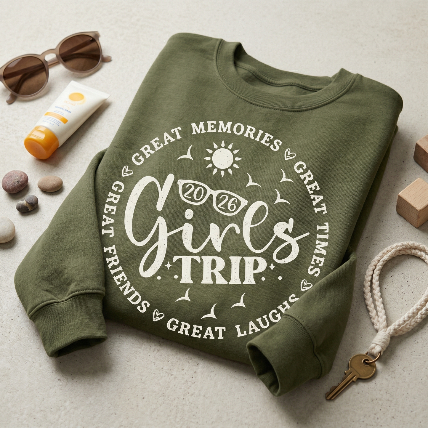 Custom Shirt, Great Memories Matching Tees, Summer Vacation Squad Tops, Personalized Bestie Gift, Bachelorette Party Shirts