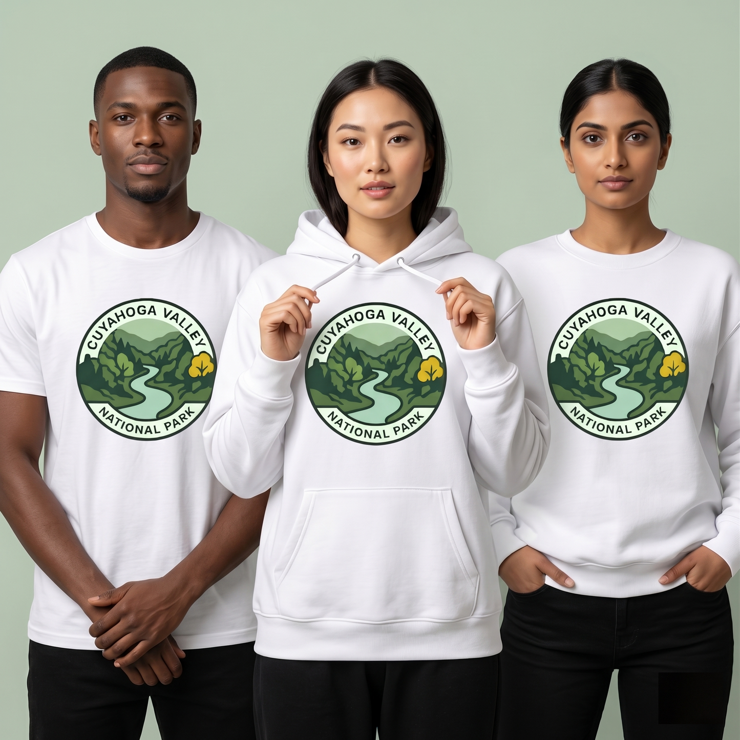 Custom Cuyahoga Valley National Park Shirt, Vintage Ohio Hoodie, Retro Hiking Sweatshirt,  National Park Souvenir Apparel