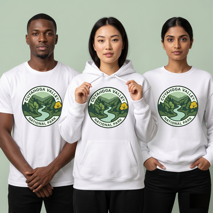 Custom Cuyahoga Valley National Park Shirt, Vintage Ohio Hoodie, Retro Hiking Sweatshirt,  National Park Souvenir Apparel