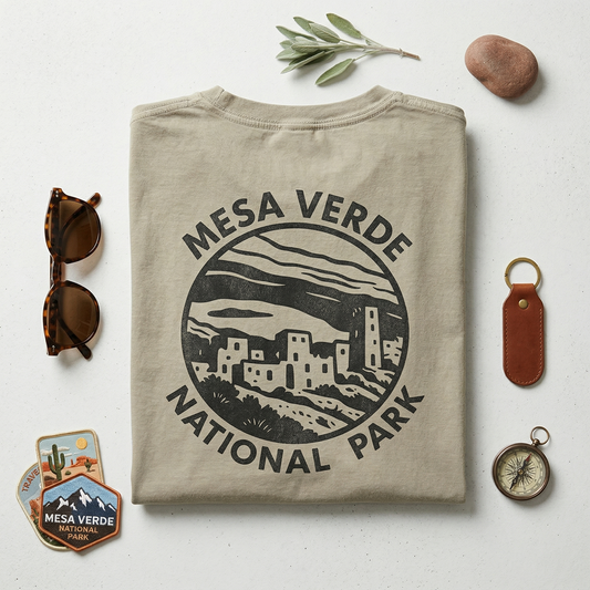 Custom Mesa Verde National Park Shirt - Vintage Colorado T-Shirt - Retro Mesa Verde Pullover - Personalized Nature Gift