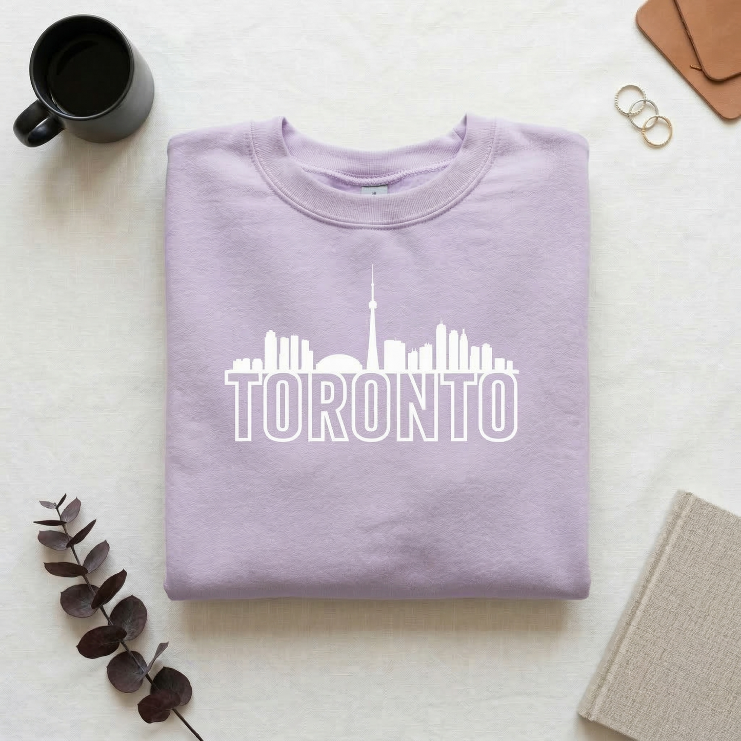 Toronto Skyline Sweatshirt | Minimalist Toronto Crewneck | Toronto Canada Skyline Gift | Urban Streetwear Pullover | Toronto Souvenir Jumper