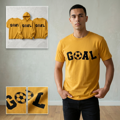 Custom Soccer GOAL Hoodie and Shirt, Personalized Soccer Mom Sweatshirt, Matching Family Soccer Team Shirts