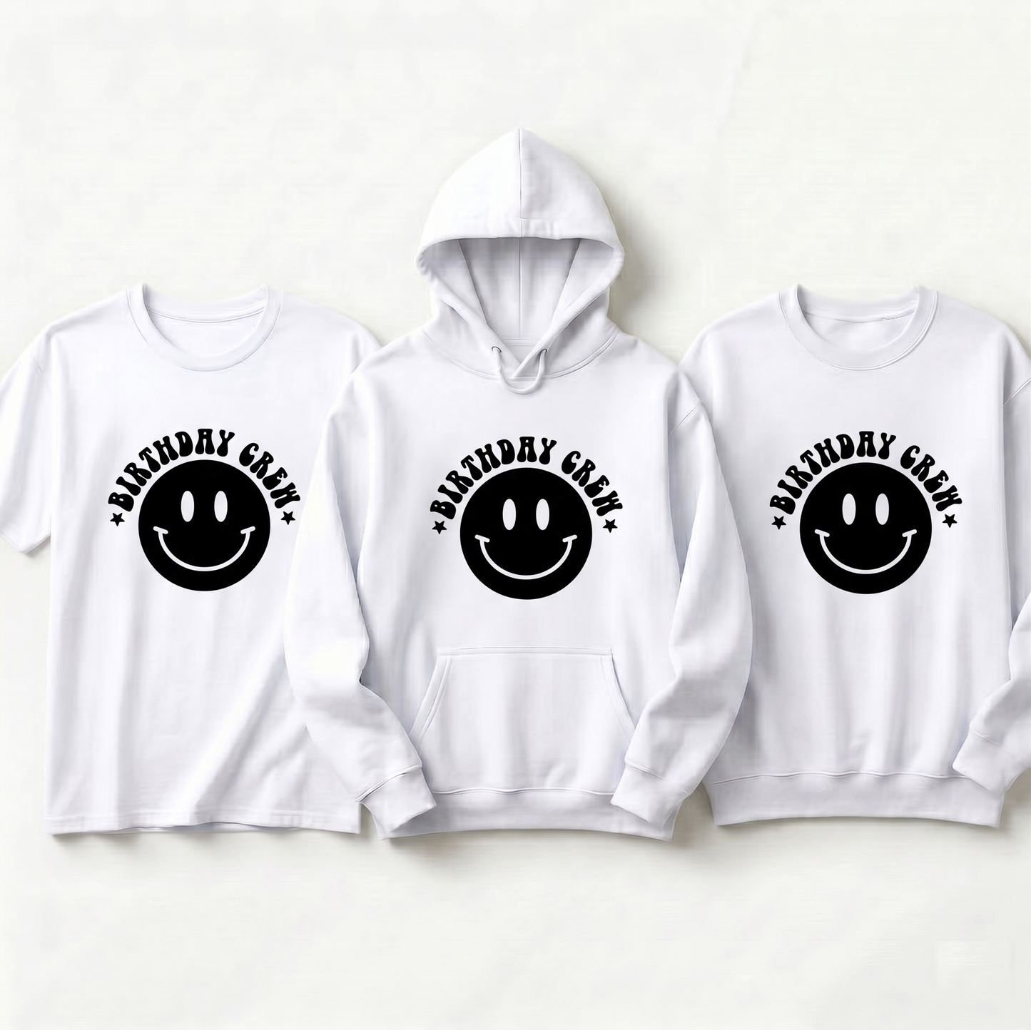 Custom Birthday Party Shirt, Groovy Birthday Gift, Matching Group Birthday Outfits, Personalized Birthday Squad Pullover