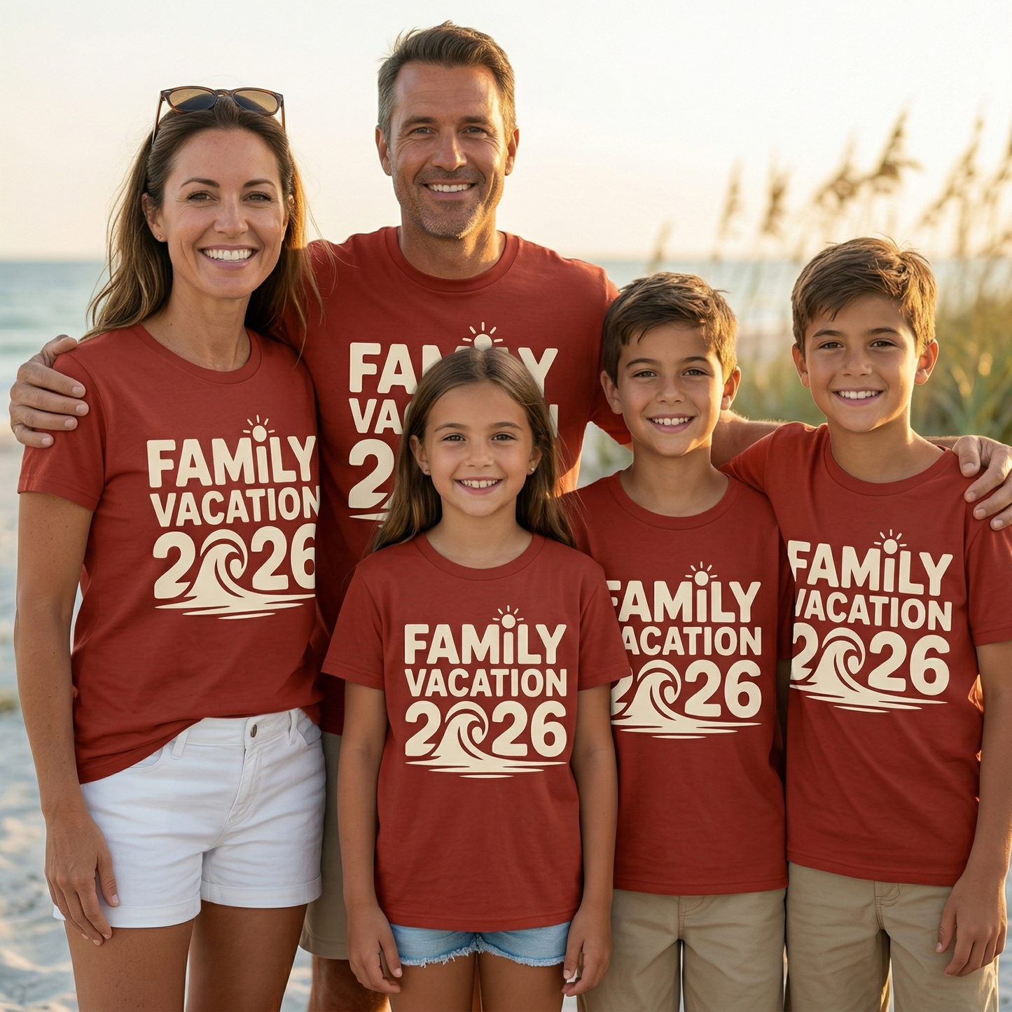 Custom Family Vacation 2026 Shirt, Matching Beach Trip Tees, Personalized Group Summer Vacation T-shirt, 2026 Cruise Shirt