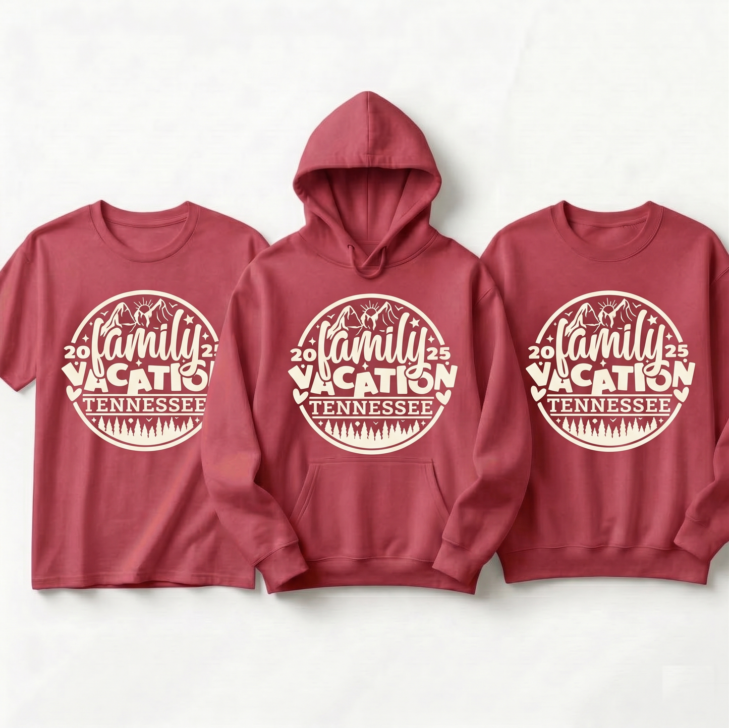 Custom Tennessee Family Vacation 2026 Shirt, Personalized Smoky Mountains Trip Hoodie, Tennessee Vacation Matching Group Sweatshirt