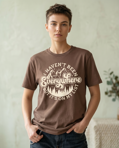 Custom Wanderlust Shirt, Personalized Travel Gift, Adventure Lover Sweatshirt, Mountain Hiking Apparel, Custom Vacation Outfit