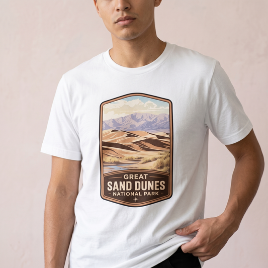 Custom Great Sand Dunes National Park Shirt, Vintage Colorado Hoodie, Retro Sand Dunes Sweatshirt, Personalized Hiking Gift, Mountain Tee