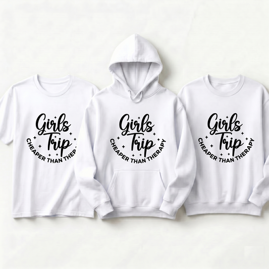Custom Girls Trip 2026 Shirt, Personalized Girls Weekend Crewneck, Matching Travel Squad Gift, Bachelorette Party Tee