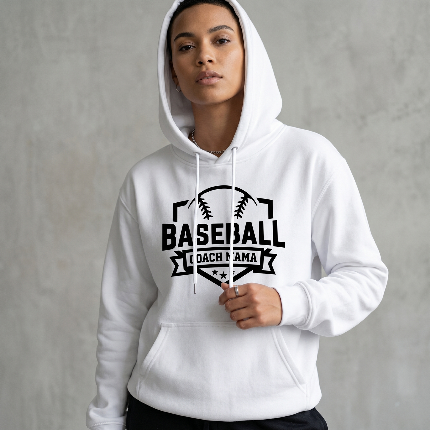 Custom Baseball Coach Mama Shirt, Personalized Baseball Mom Hoodie, Custom Team Name Baseball Sweatshirt, Baseball Coach Gift