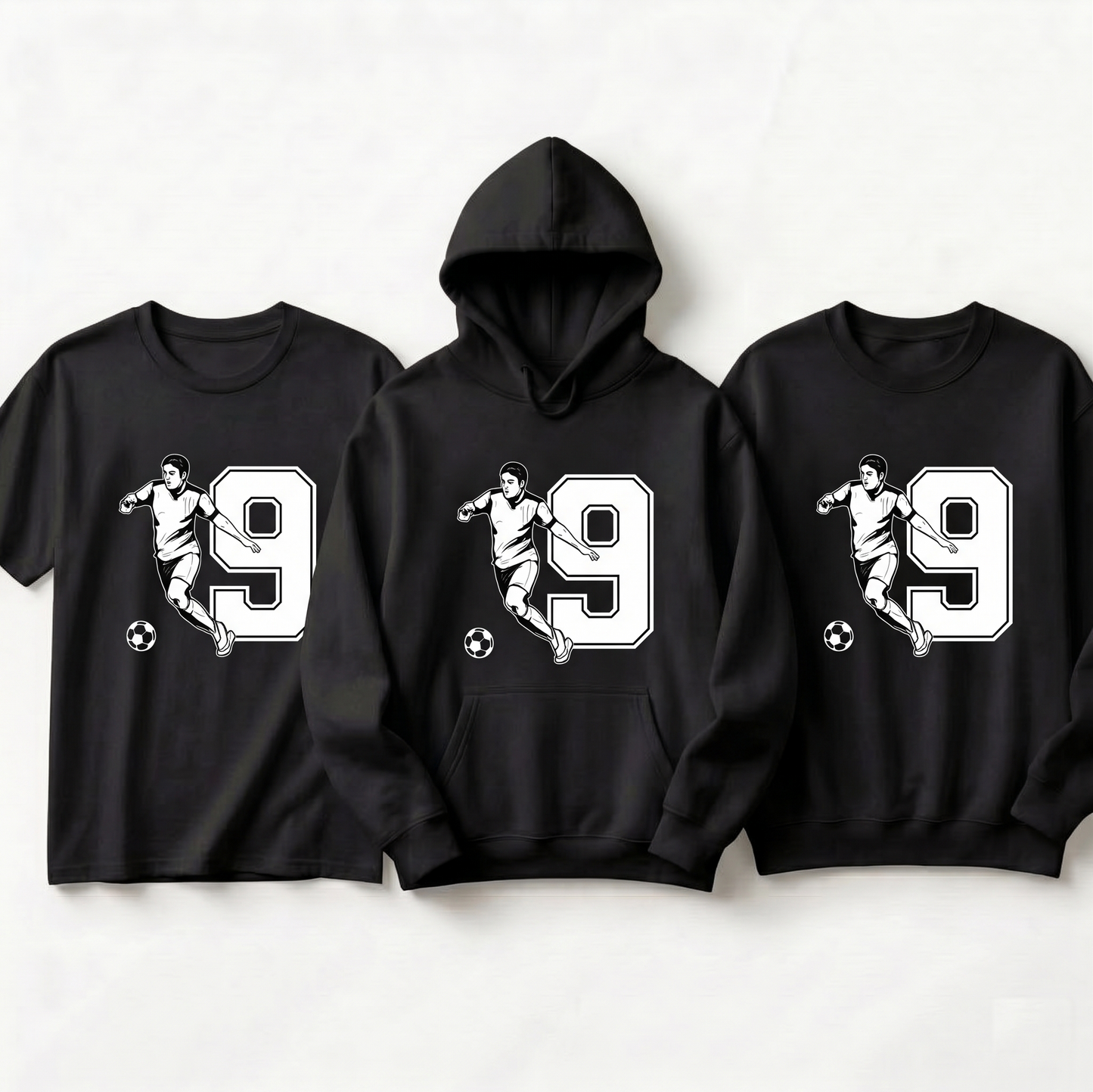 Custom Soccer Shirt, Personalized Jersey Number Hoodie, Soccer Player Sweatshirt, Football Fan Gift, Custom Team Number Tee, Soccer Apparel