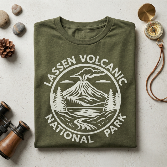 Lassen Volcanic National Park Hoodie – Vintage California Nature Apparel