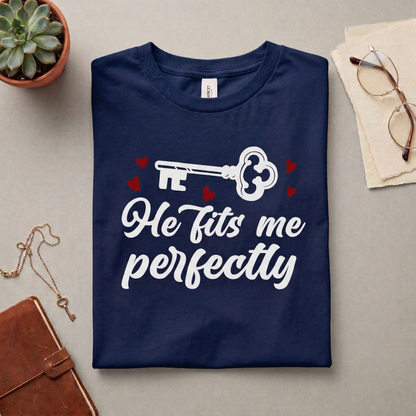 Lock Key Matching Couple Shirts, Valentine's Day Gift Set