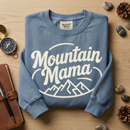 Custom Mountain Mama Shirt, Retro Outdoorsy Mom Tee, Vintage Hiking T-Shirt, Camping Gift for Her, Nature Lover Tee, Mother's Day Gift