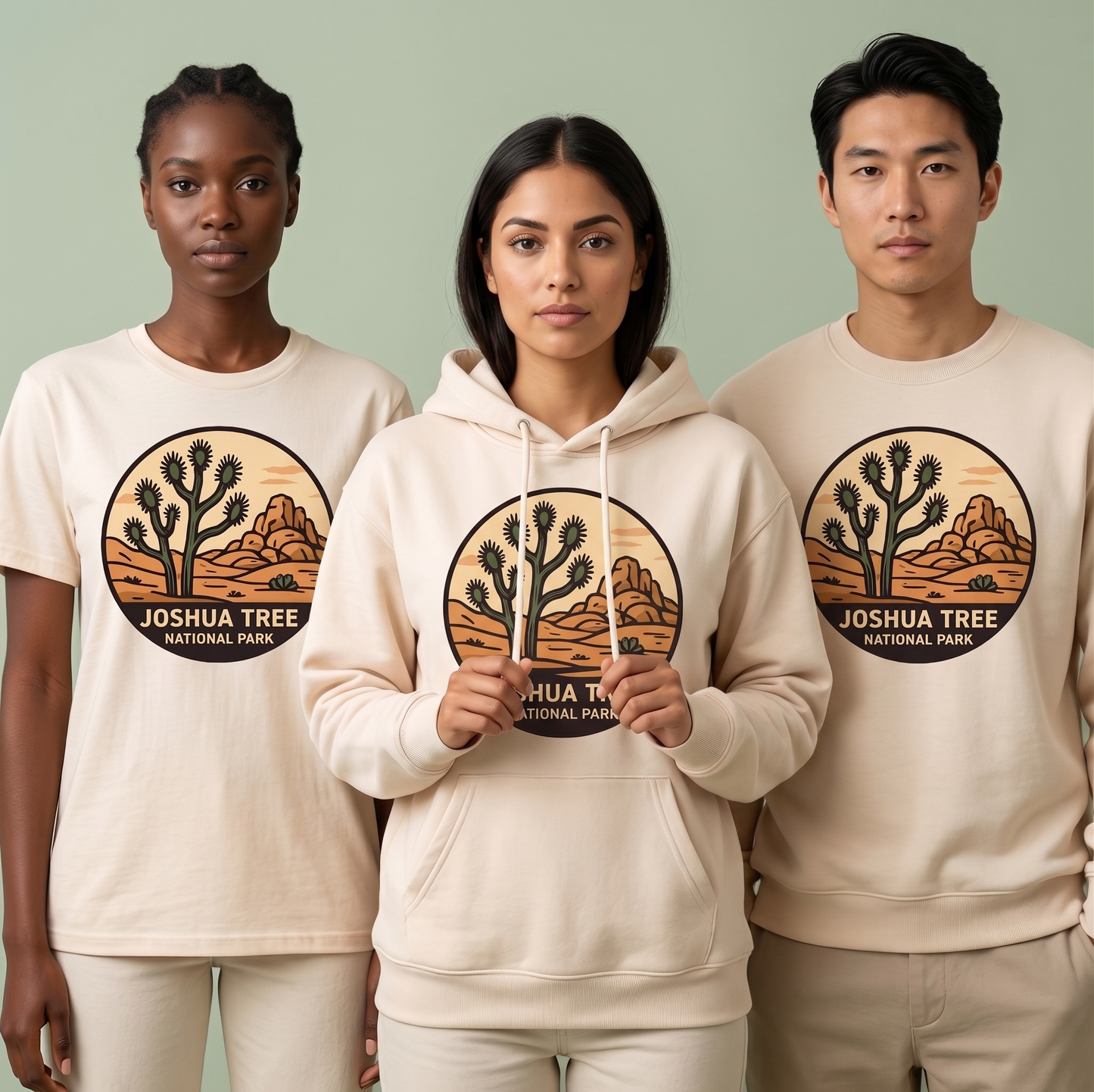 Custom Joshua Tree National Park Shirt, Vintage California Hoodie, Personalized Nature Lover Sweatshirt,  Retro Outdoor Adventure Apparel