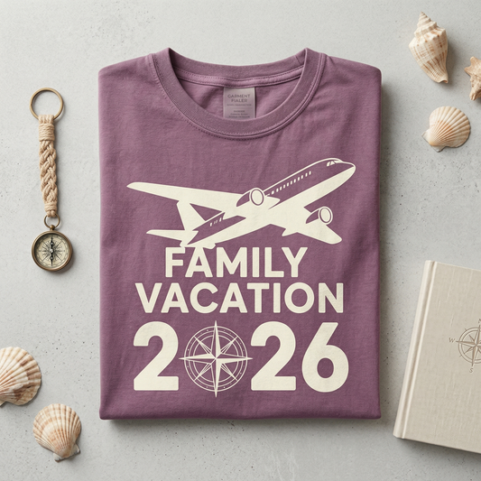 Custom Family Vacation Airplane Shirt, Personalized Family Flight Tee, Matching Group Travel Shirts, Vacation Squad Tee, Custom Travel Gift
