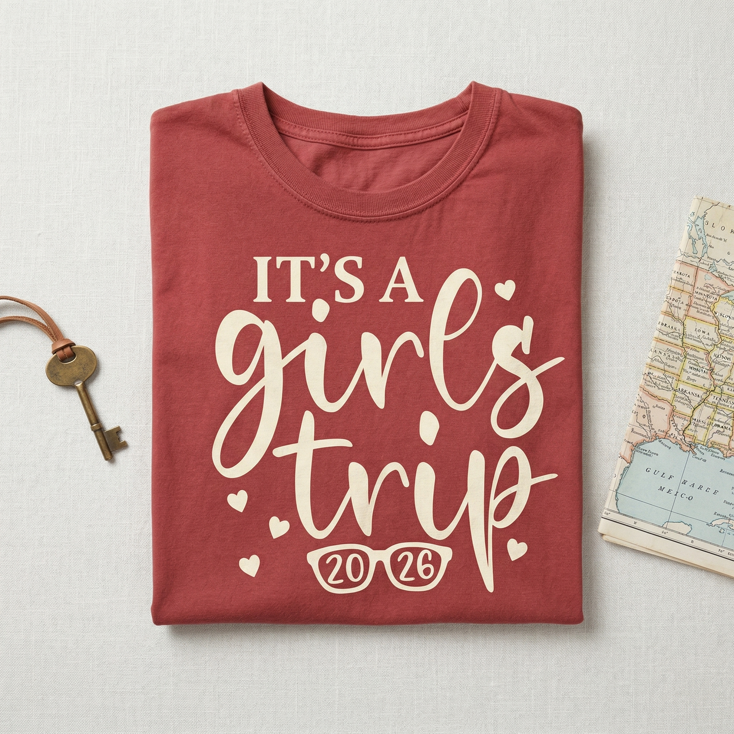 Custom Girls Weekend Tee, Matching Bachelorette Party Top, Personalized Group Vacation Shirt, Summer 2026 Vacation Outfit