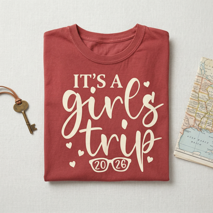 Custom Girls Weekend Tee, Matching Bachelorette Party Top, Personalized Group Vacation Shirt, Summer 2026 Vacation Outfit
