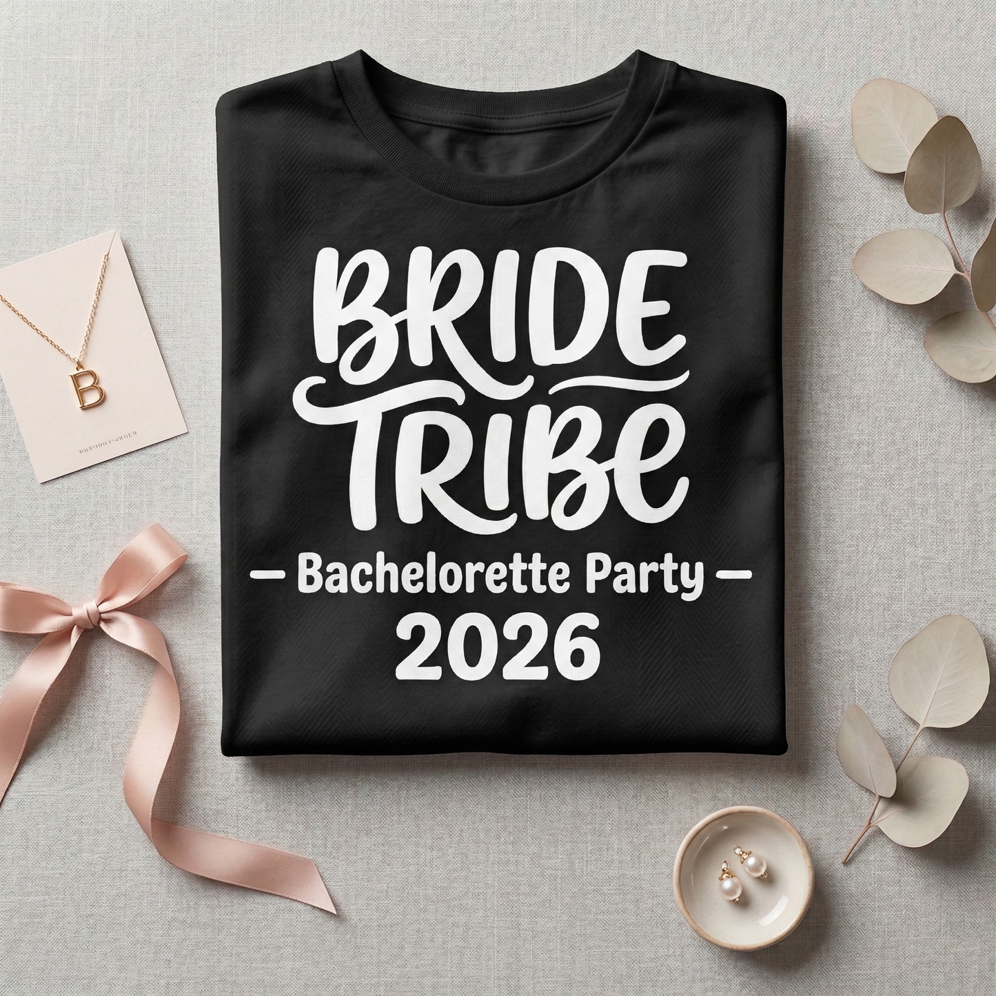 Custom Bride Tribe Shirt, Personalized Bachelorette Party T-Shirt, Retro Bridal Shower Tee, Matching Shirts, Minimalist Wedding Party Gift,