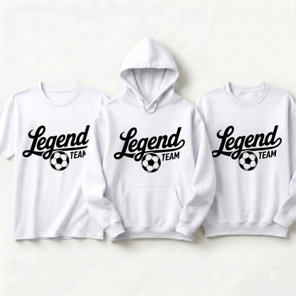 Custom Legend Team Soccer Shirt, Personalized Team Name Hoodie, Soccer Legend Sweatshirt, Custom Soccer Team Apparel