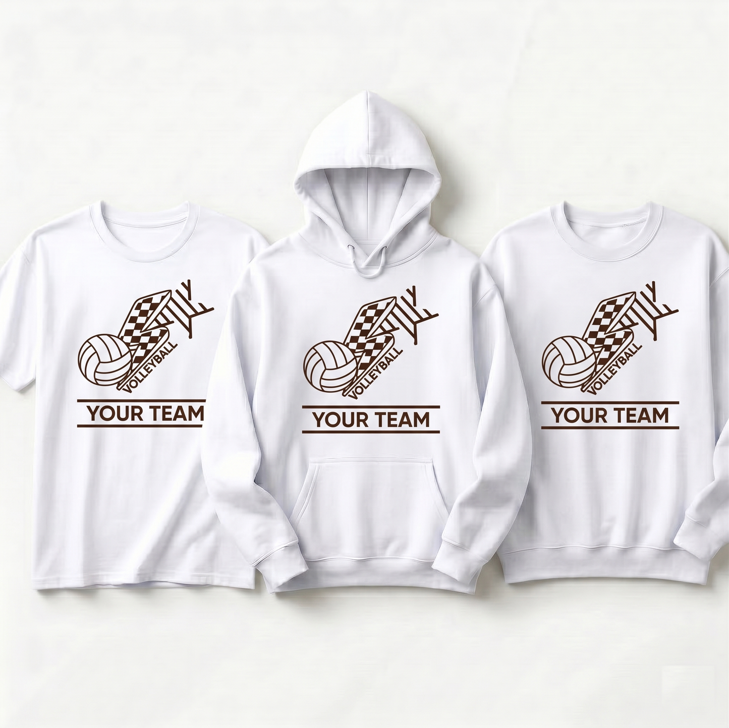 Custom Volleyball Team Shirts, Personalized Volleyball Hoodie, Retro Volleyball Sweatshirt, Custom Team Spirit Wear, Volleyball Mom Gift