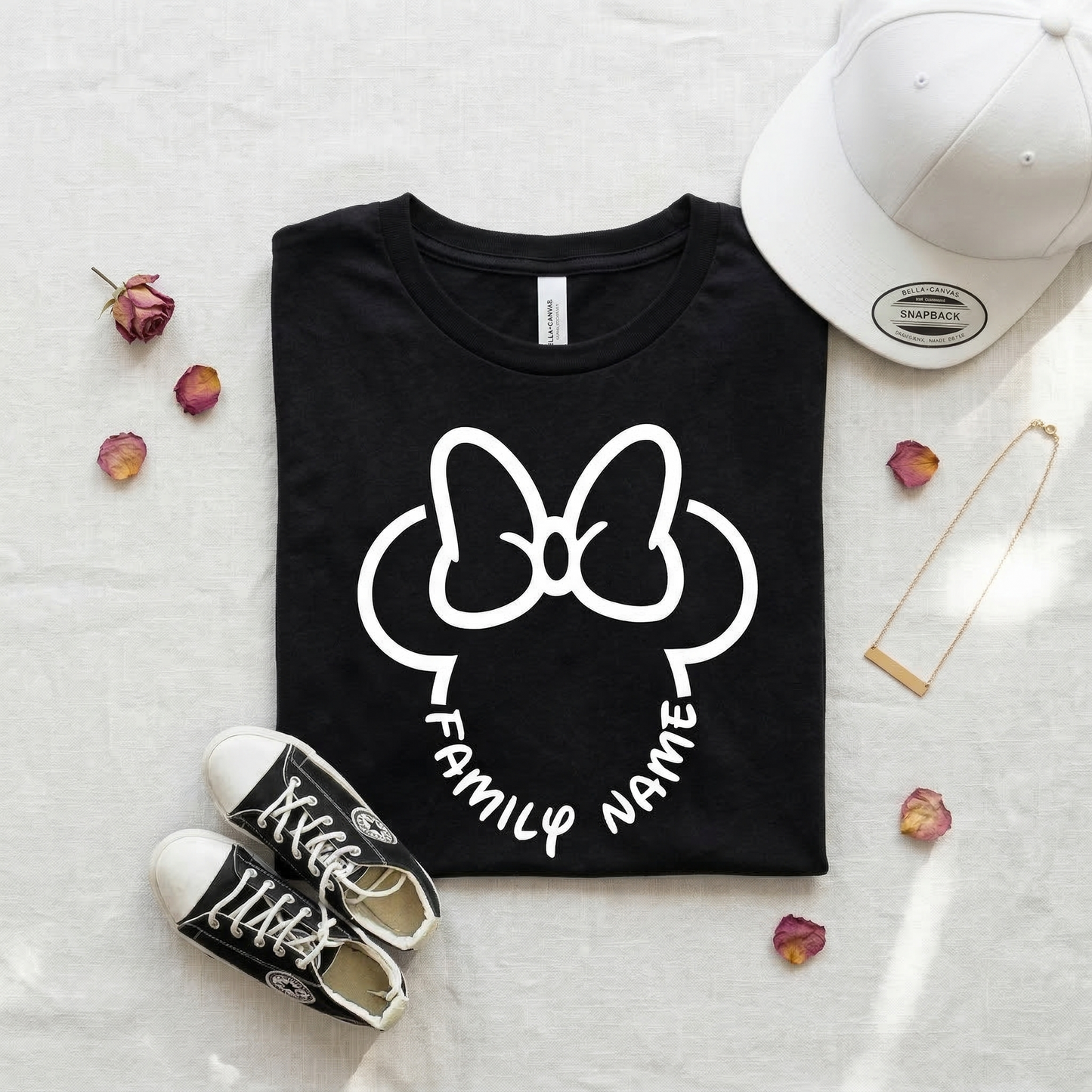 Matching Family Theme Park Shirts, Personalized Family Name Tees, Magical Vacation Apparel, Custom Mouse Ears Group T-Shirts