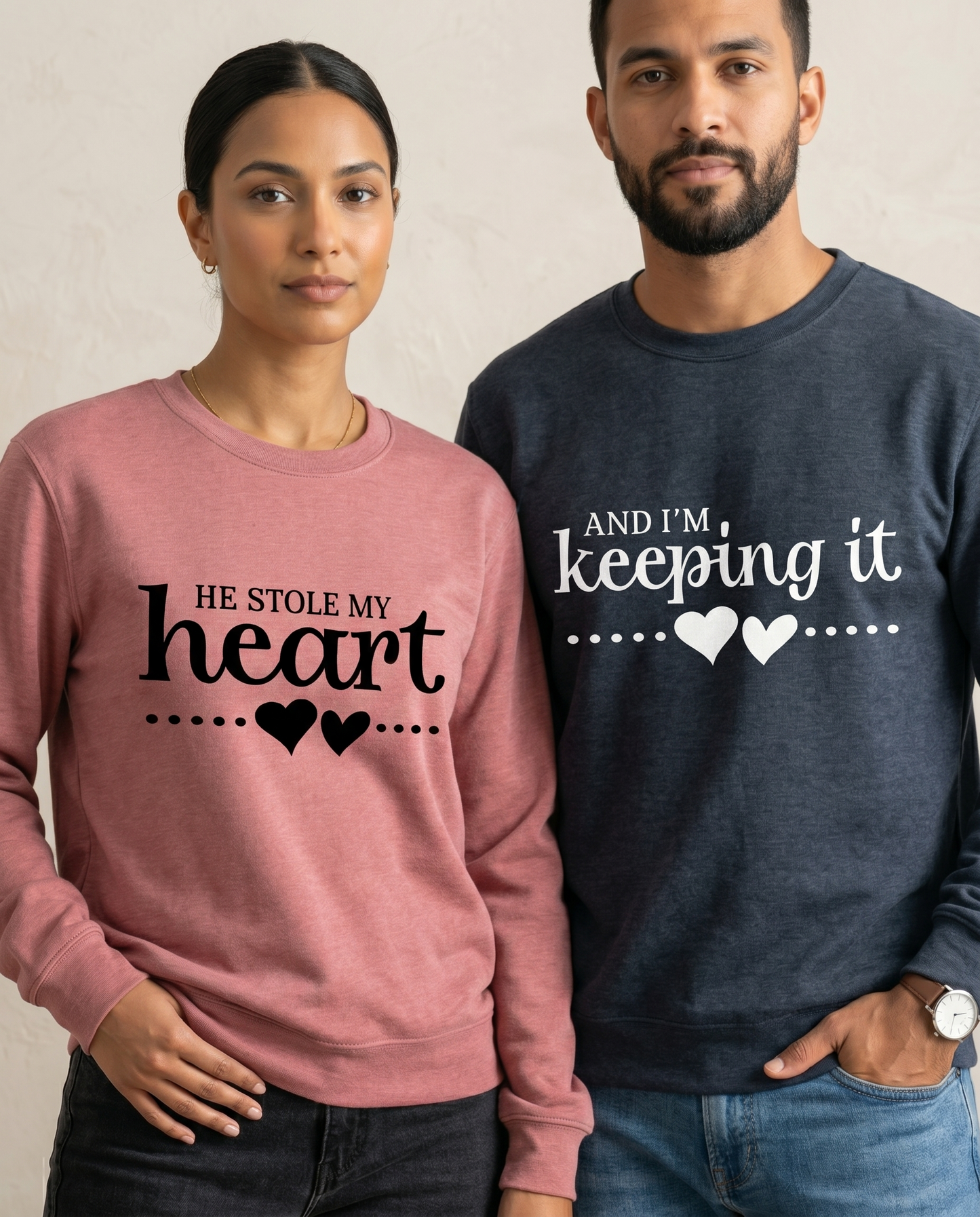 Personalized Couples Shirts, Anniversary Gift for Girlfriend, Wedding Gift T-Shirts, Custom Date Relationship Set, Personalized Couples Gift