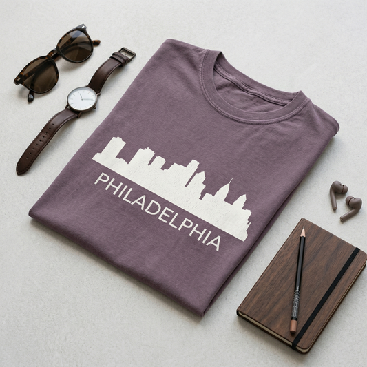Custom Philadelphia Skyline Hoodie | Personalized Philly City Sweatshirt | Hometown Pride Minimalist Sweater | Travel Gift for Him & Her