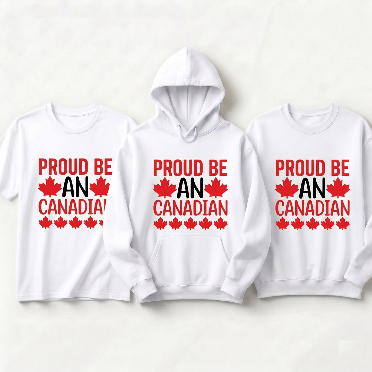 Custom Proud to be Canadian Hoodie & Sweatshirt | Personalized Canada Maple Leaf T-Shirt | Canadian Pride Gift | Unisex Patriotic Clothing