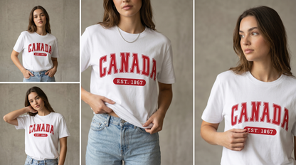 Custom Canada Varsity Sweatshirt, Personalized Canada Hoodie, Retro Collegiate Canada T-Shirt, Canada Est 1867 Gift, Canada Souvenir Apparel
