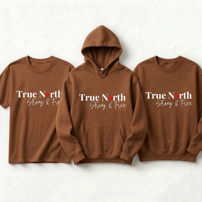 Custom True North Strong & Free Shirt, Canada Hoodie, Personalized Canadian Pride Sweatshirt, Maple Leaf Tee, Custom Gift for Canadians