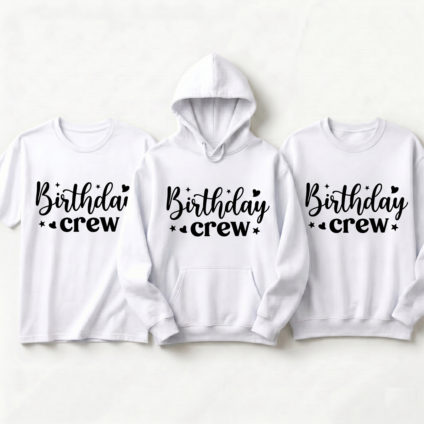 Matching Family Birthday Sweatshirts, Custom Group Birthday Shirts, Birthday Party Gift, Personalized Birthday Crew Tee, Birthday Outfits