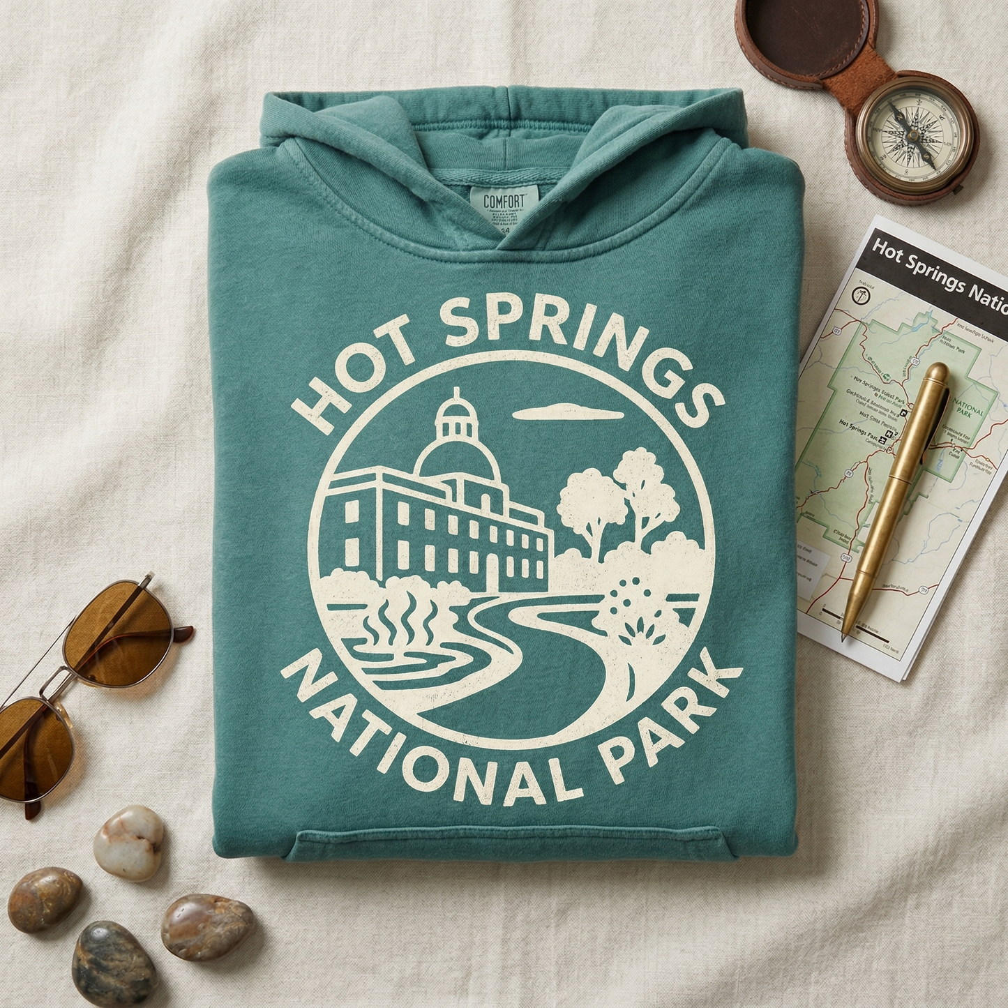 Hot Springs National Park Hoodie – Vintage Graphic Sweatshirt