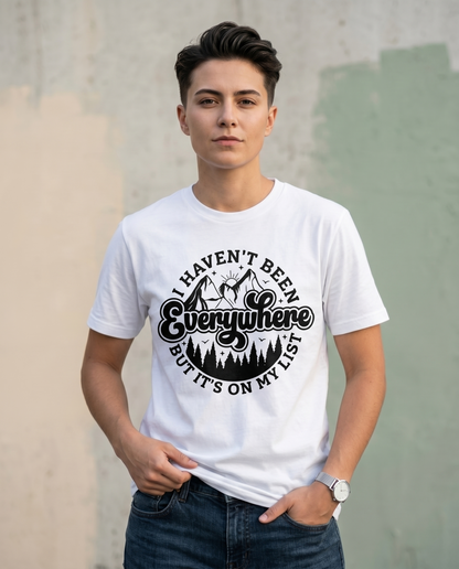 Custom Wanderlust Shirt, Personalized Travel Gift, Adventure Lover Sweatshirt, Mountain Hiking Apparel, Custom Vacation Outfit