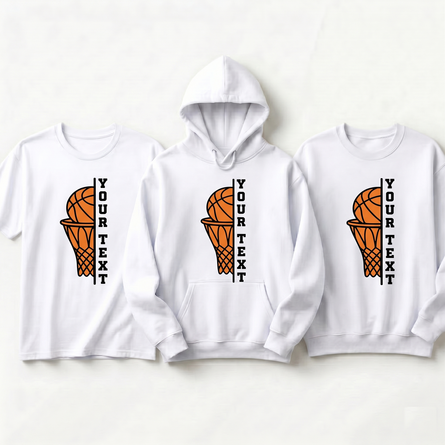 Custom Basketball Hoodie and Shirt, Custom Basketball Sweatshirt with Name, Basketball Mom Shirt, Personalized Sports Apparel,