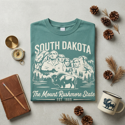 Custom South Dakota Hoodie - Vintage Mount Rushmore Sweatshirt - Retro 1889 Est. Pullover - Personalized South Dakota Gift