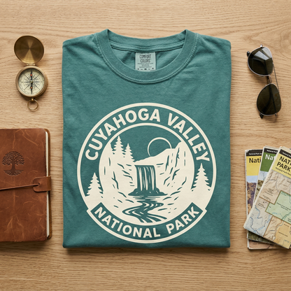 Custom Cuyahoga Valley National Park Hoodie - Vintage Ohio Sweatshirt - Retro Brandywine Falls Pullover - Personalized Nature Gift