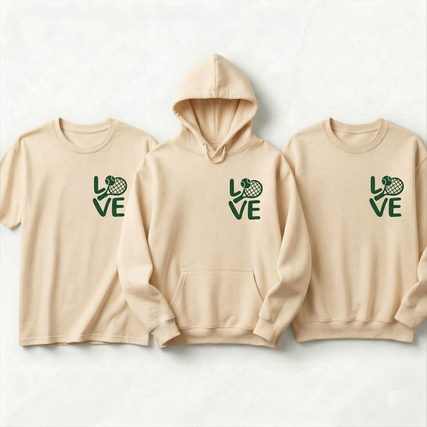 Custom Tennis Shirt, Tennis Lover Gift, Tennis Racket Hoodie, Tennis Mom Sweatshirt, Cute Love Tennis Apparel, Personalized Sports Team Tee