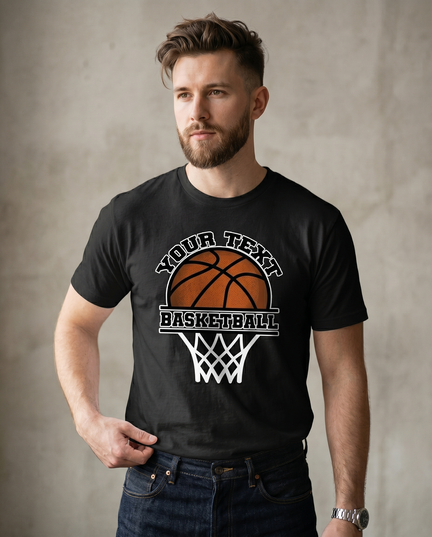 Custom Basketball Hoodie and Shirt, Personalize Basketball Team Gift, Custom Basketball Name Sweatshirt, Personalize Basketball Player Gift,