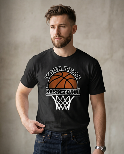 Custom Basketball Hoodie and Shirt, Personalize Basketball Team Gift, Custom Basketball Name Sweatshirt, Personalize Basketball Player Gift,