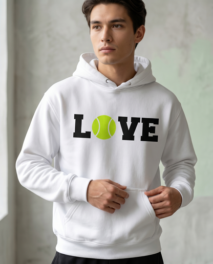 Custom Tennis Love Shirt, Personalized Tennis Mom Hoodie, Game Day Sweatshirt, Tennis Fan Gift, Sports Mom Apparel, Custom Tennis Team Gear