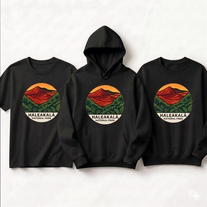 Custom Haleakalā National Park Shirt, Vintage Maui Hawaii Hoodie, Retro Nature Sweatshirt,  National Park Souvenir Apparel