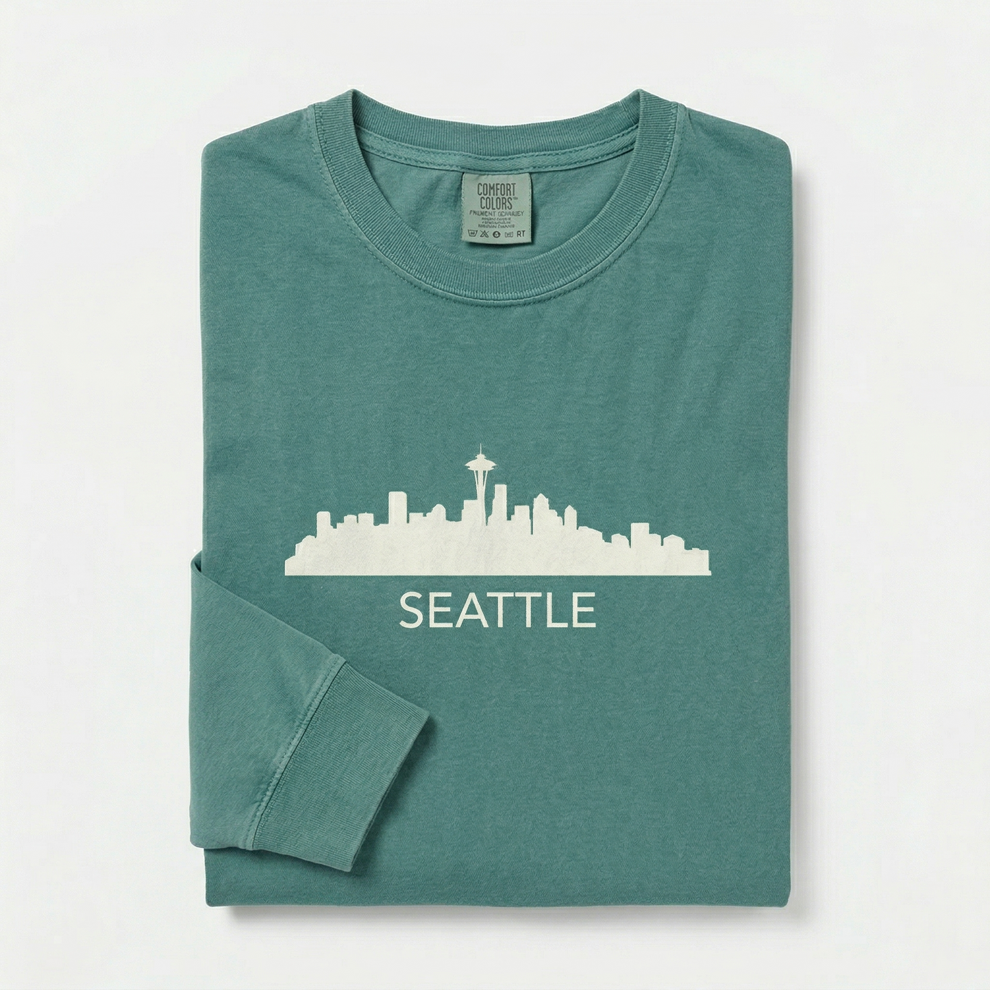 Custom Seattle Skyline Hoodie | Personalized PNW Sweatshirt | Emerald City Hometown Pride Sweater | Washington Travel Gift