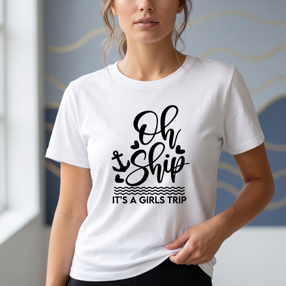 Personalized Cruise Vacation Hoodie, Nautical Matching Group Crewneck, Girls Trip Cruise Tee, Bachelorette Boat Party Gift