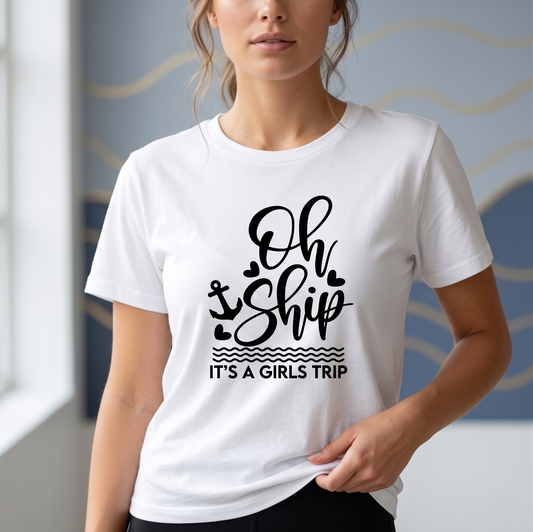 Personalized Cruise Vacation Hoodie, Nautical Matching Group Crewneck, Girls Trip Cruise Tee, Bachelorette Boat Party Gift