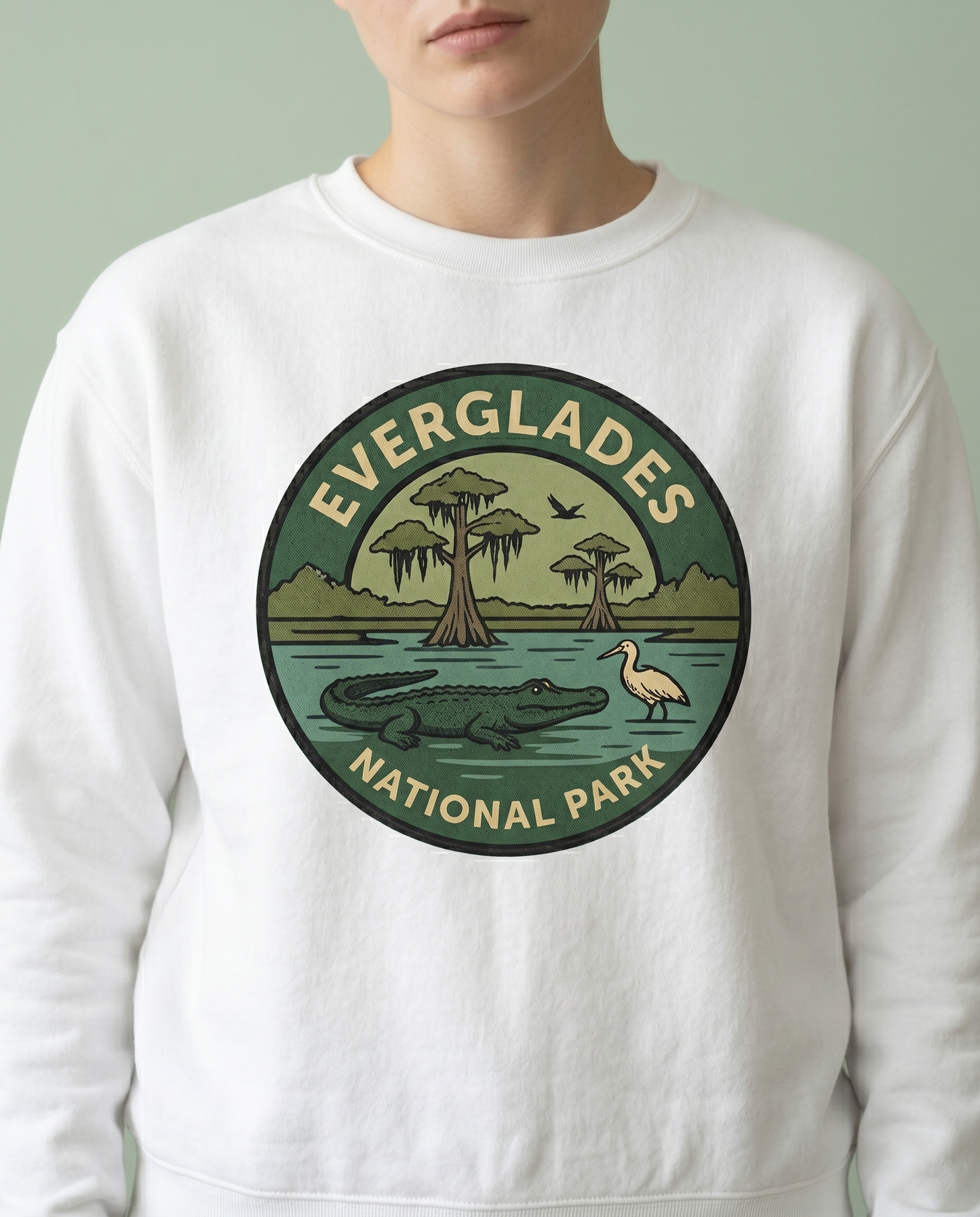Custom Everglades National Park Shirt, Vintage Florida Hoodie, Retro Wildlife Sweatshirt, Alligator National Park Souvenir Apparel